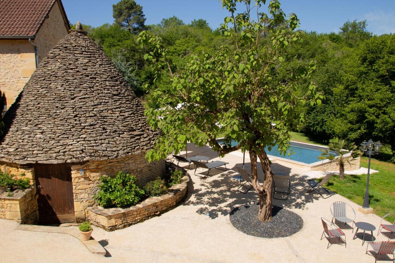 Aux Bories De Marquay, Chambres D'Hotes B&B Avec Piscine Et Spa Pres De Sarlat 외부 사진